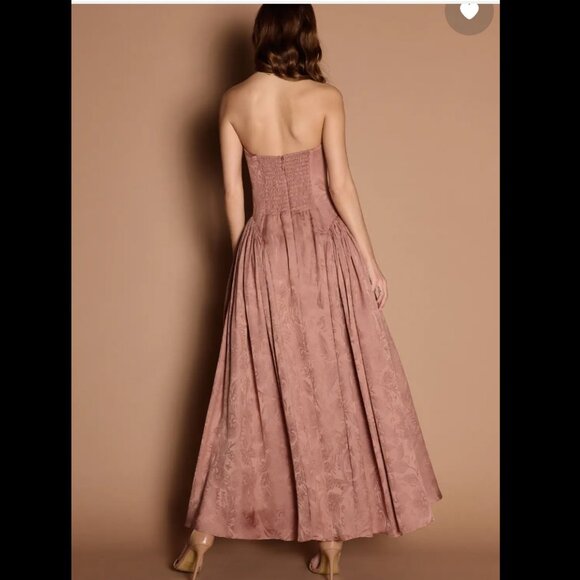 Azazie Milla Rosewood Maxi Dress, NWT (Size 4) - Picture 5 of 8